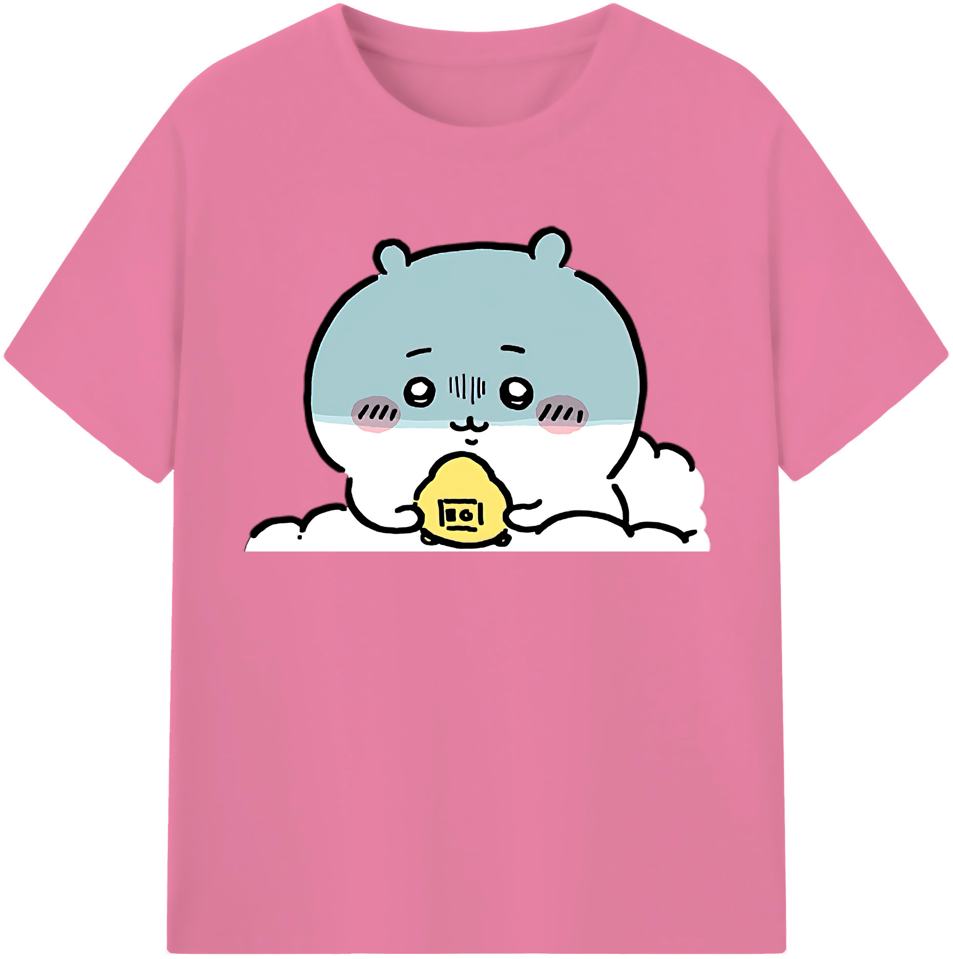 （画像用） ちいかわ ちいかわ Chii-kawa chiikawa 綿100％半袖Tシャツ（フロントプリント）